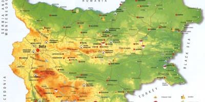 Bolgarskih gorah zemljevid