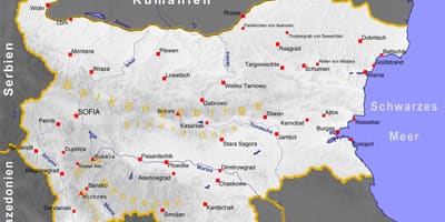 Zemljevid bolgarske obmorskih